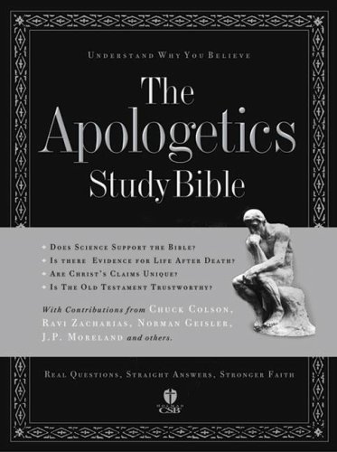 The Apologetics Study Bible Apologetics Bible Black