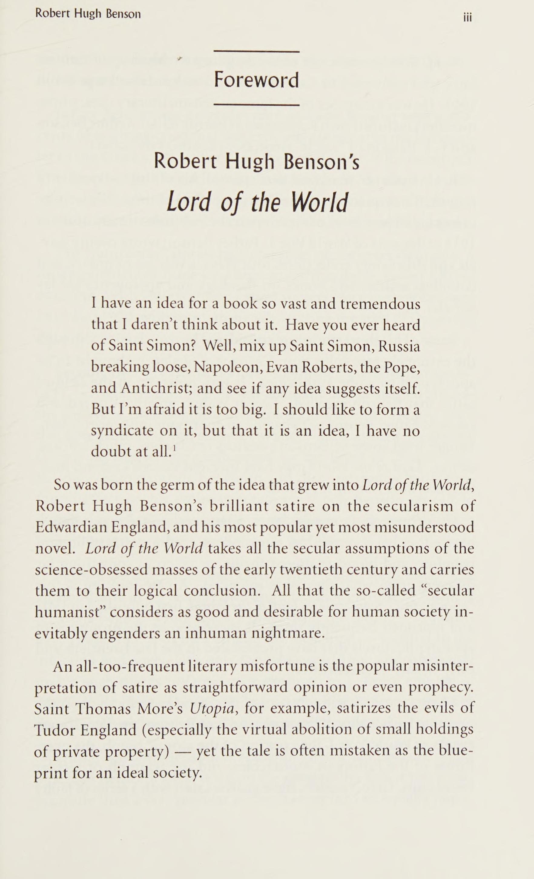 Lord Of The World