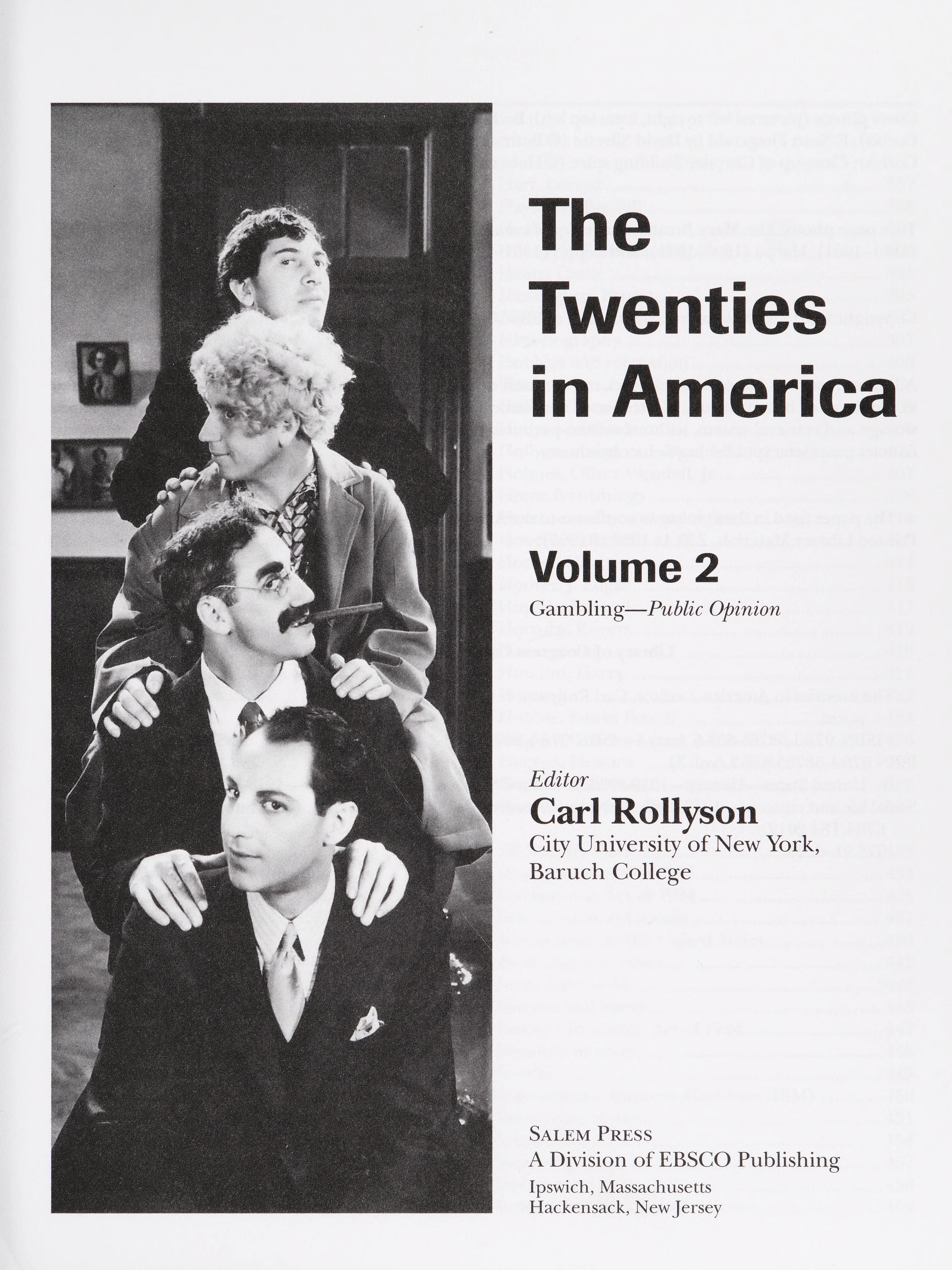The Twenties in America -Volume 3