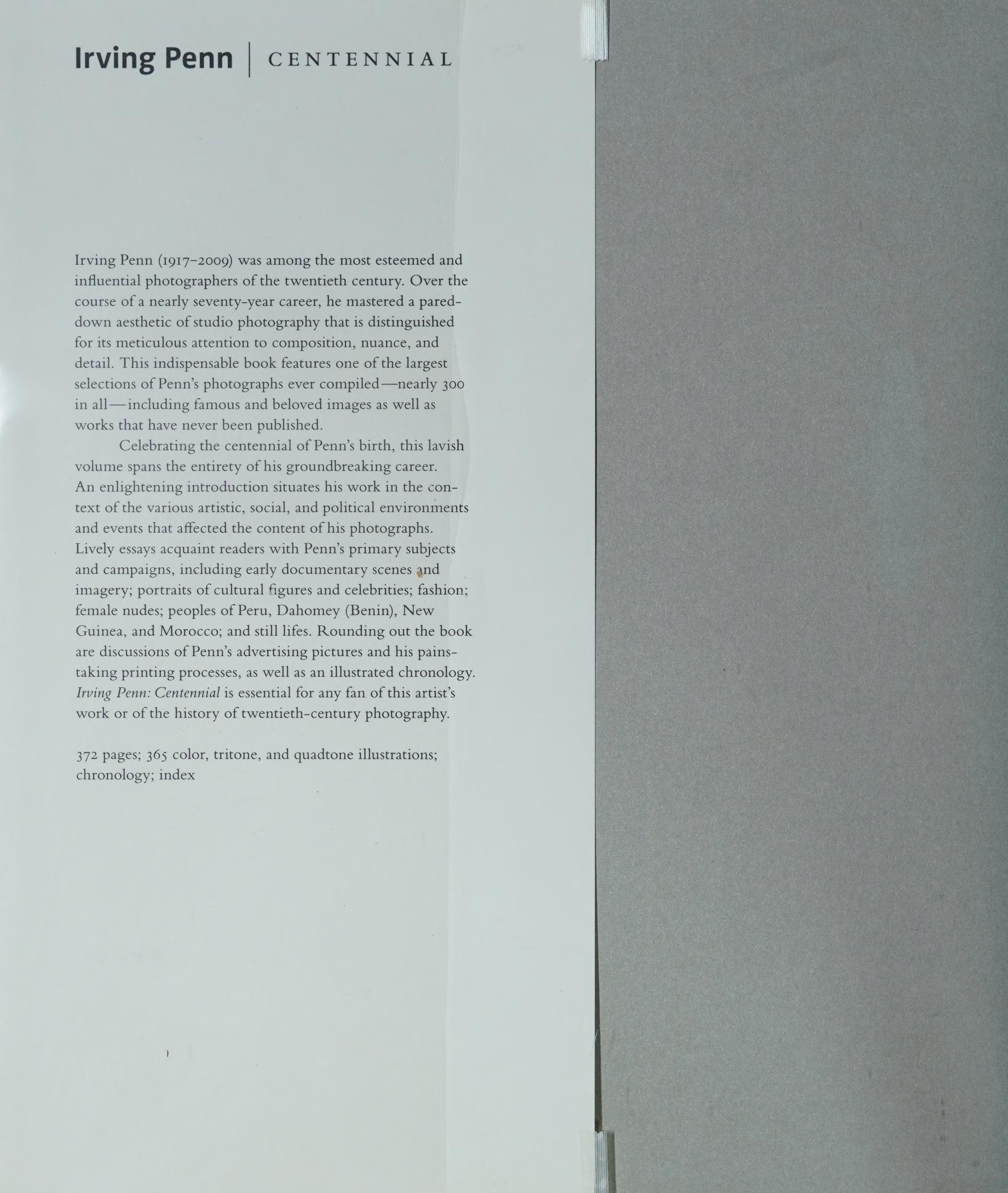 Irving Penn: Centennial