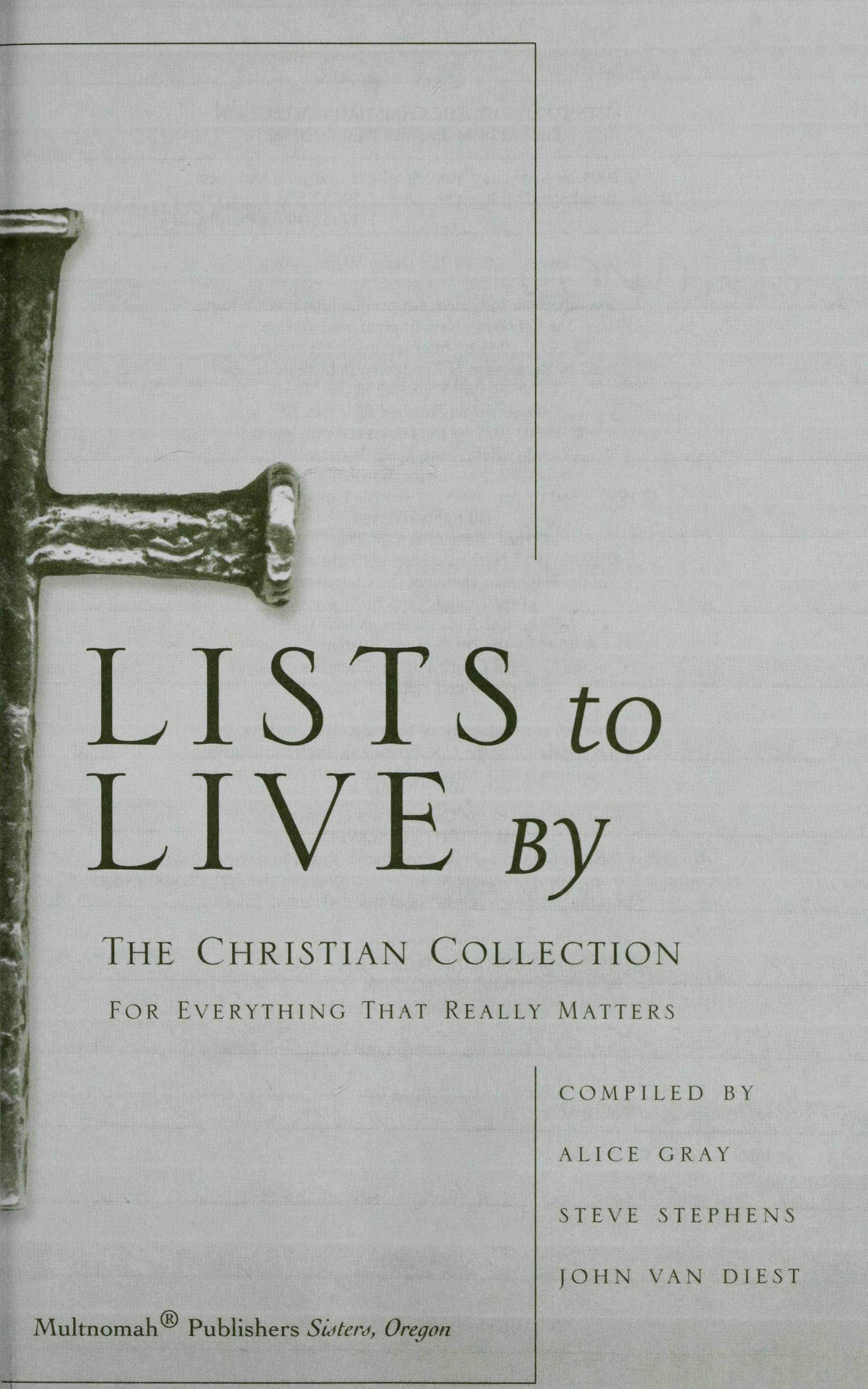 Lists to Live By
