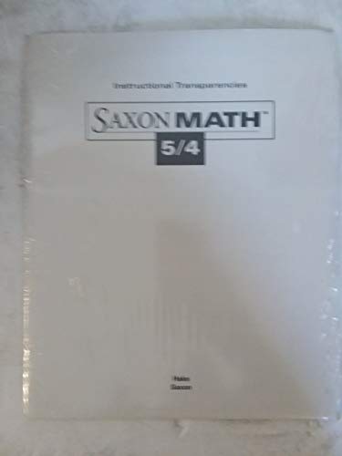 Saxon Math 5/4