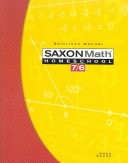 Saxon Math 7/6, Homeschool Edition: Solutions Manual