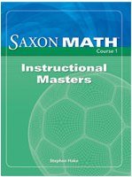 Saxon Math Course 1 Instructional Masters