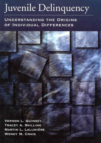 Juvenile Delinquency: Understanding The Origins Of Individual Differences