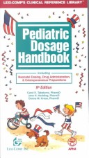 Geriatric Dosage Handbook