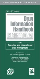 Lexi Comp s Drugs Information Handbook International