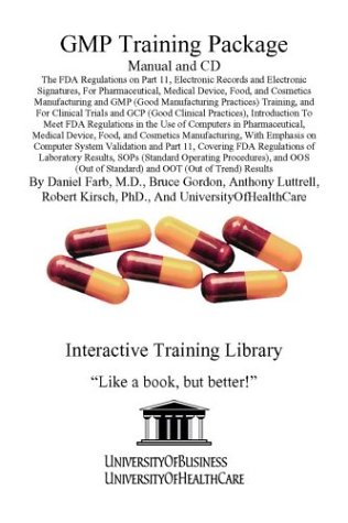 GMP Training Package, Manual And CD