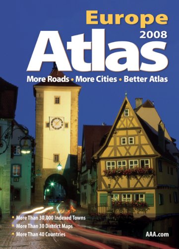 AAA 2008 Europe Road Atlas