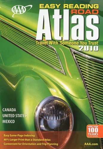AAA Easy Reading Road Atlas 2010