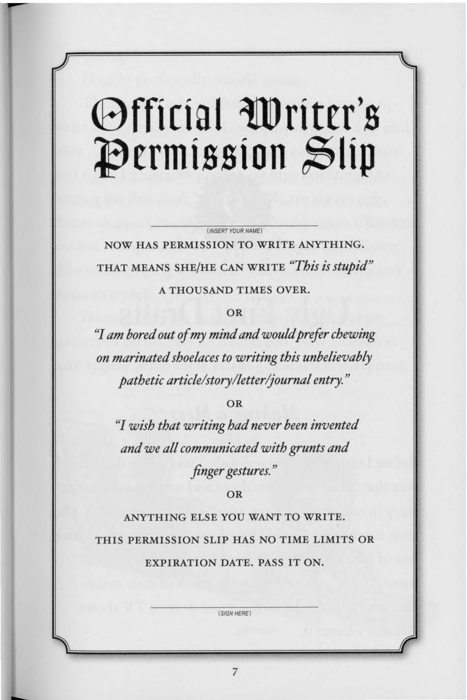 Spilling Ink: A Young Writer's Handbook