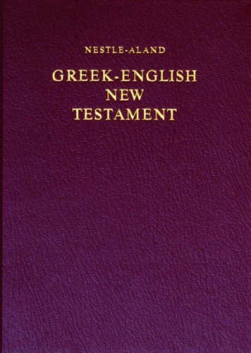 Greek english New Testament Nestle aland With Revised Standard Version English Text