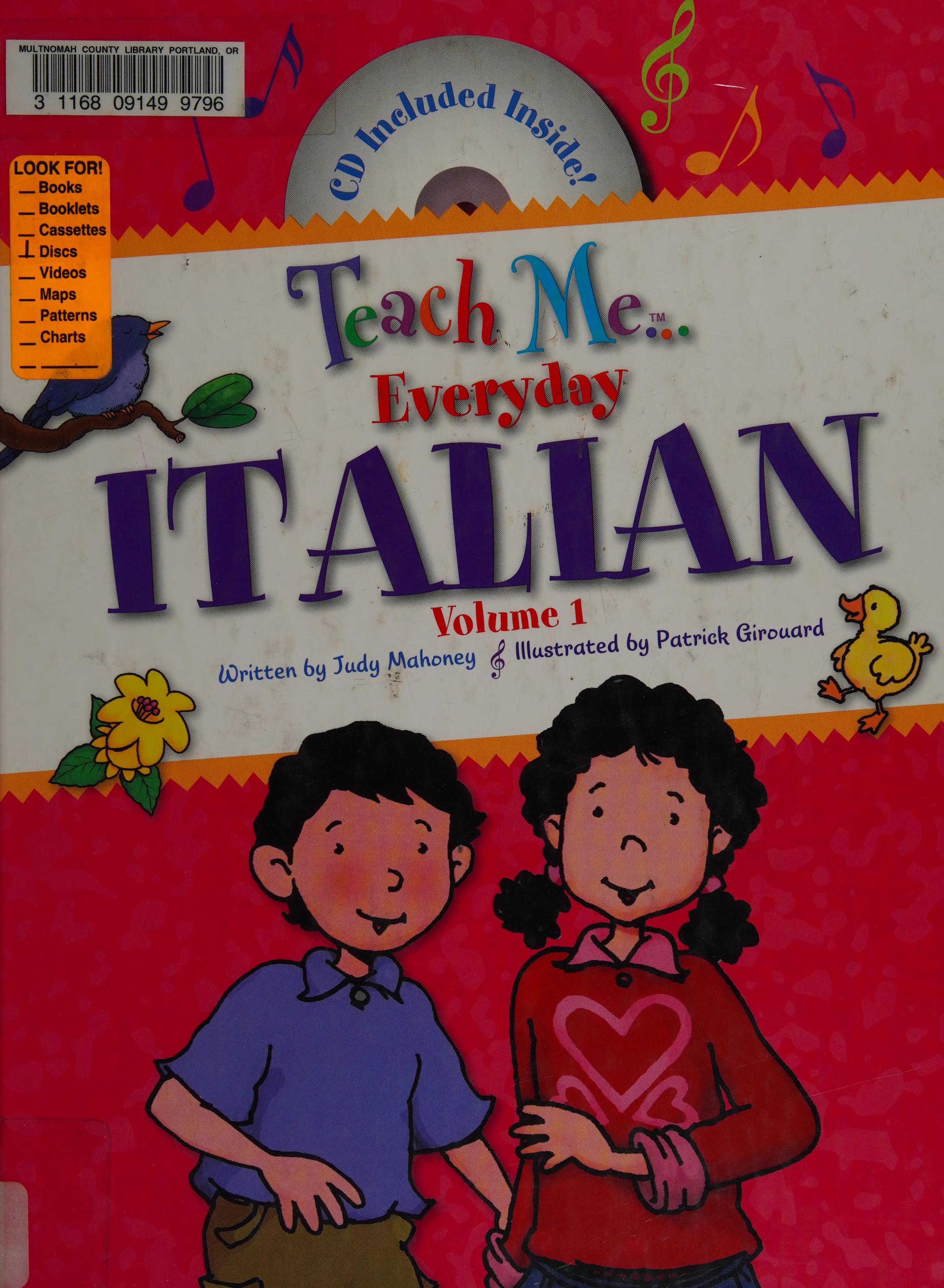 Teach Me... Everyday Italian, Volume 1 [With Cd]