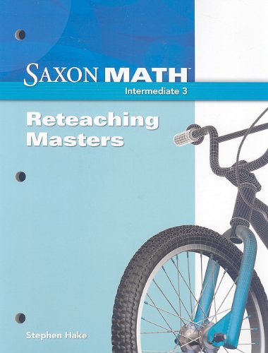 Saxon Math Intermediate 3