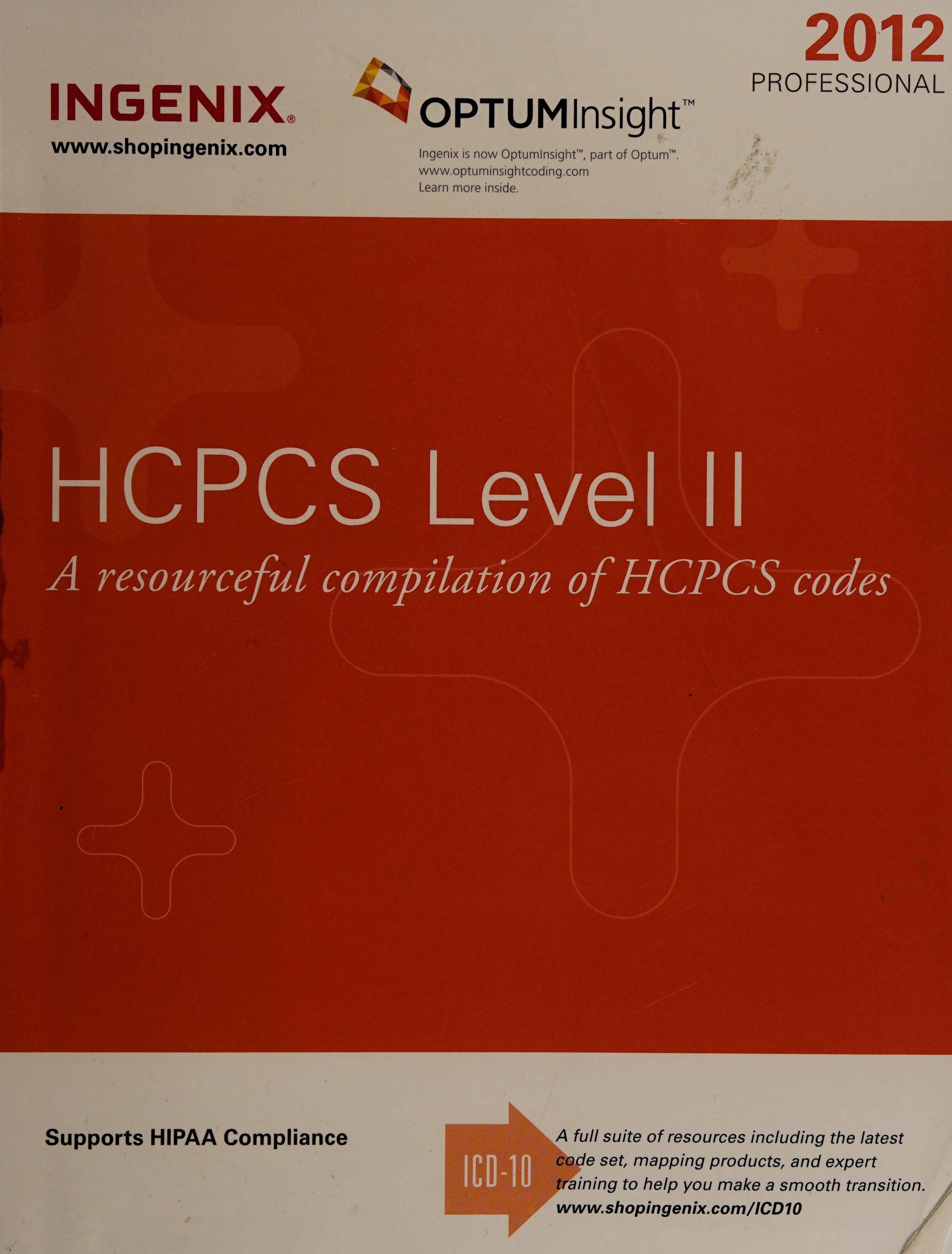 HCPCS Level II Professional 2012