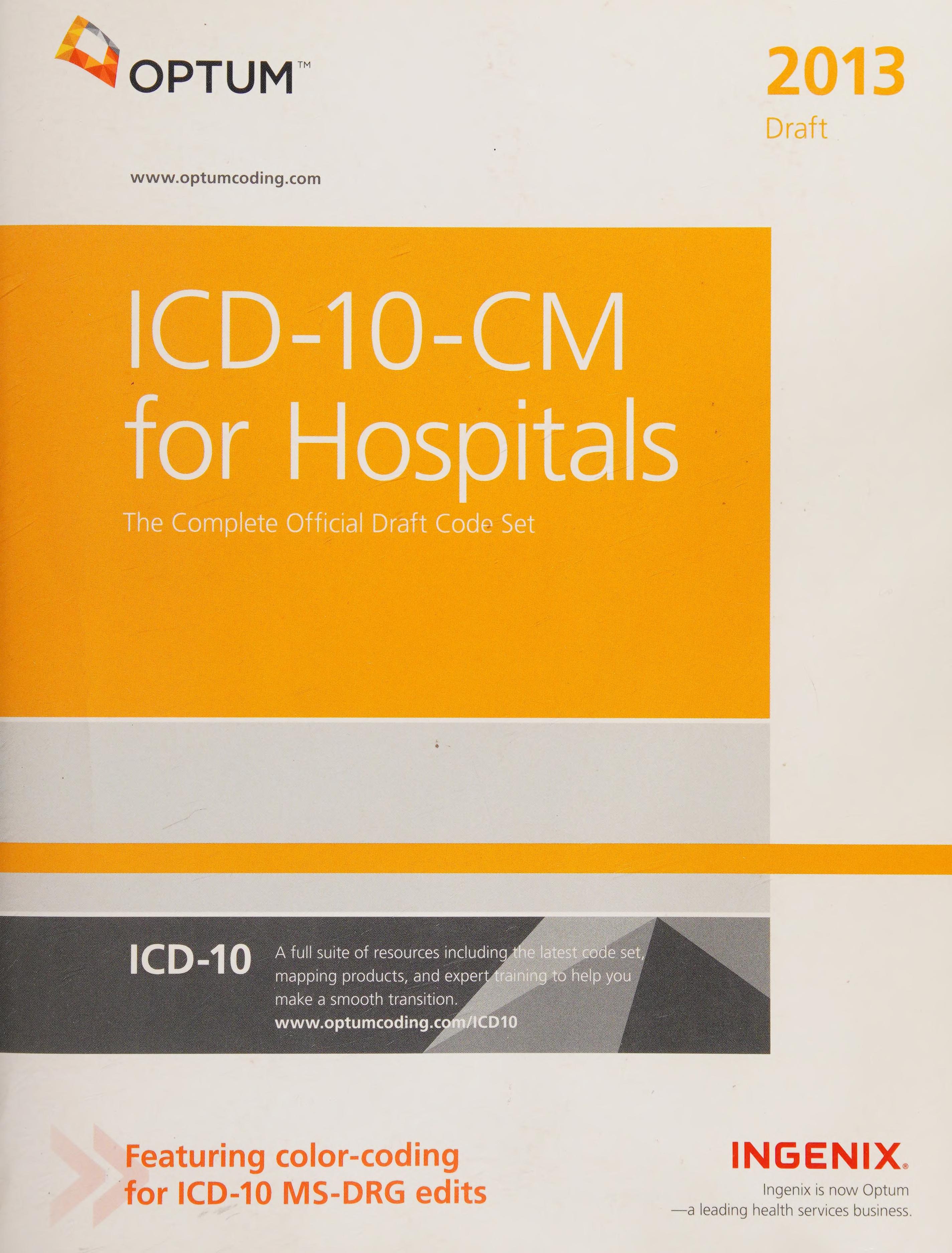 ICD-10-CM 2013 for Hospitals