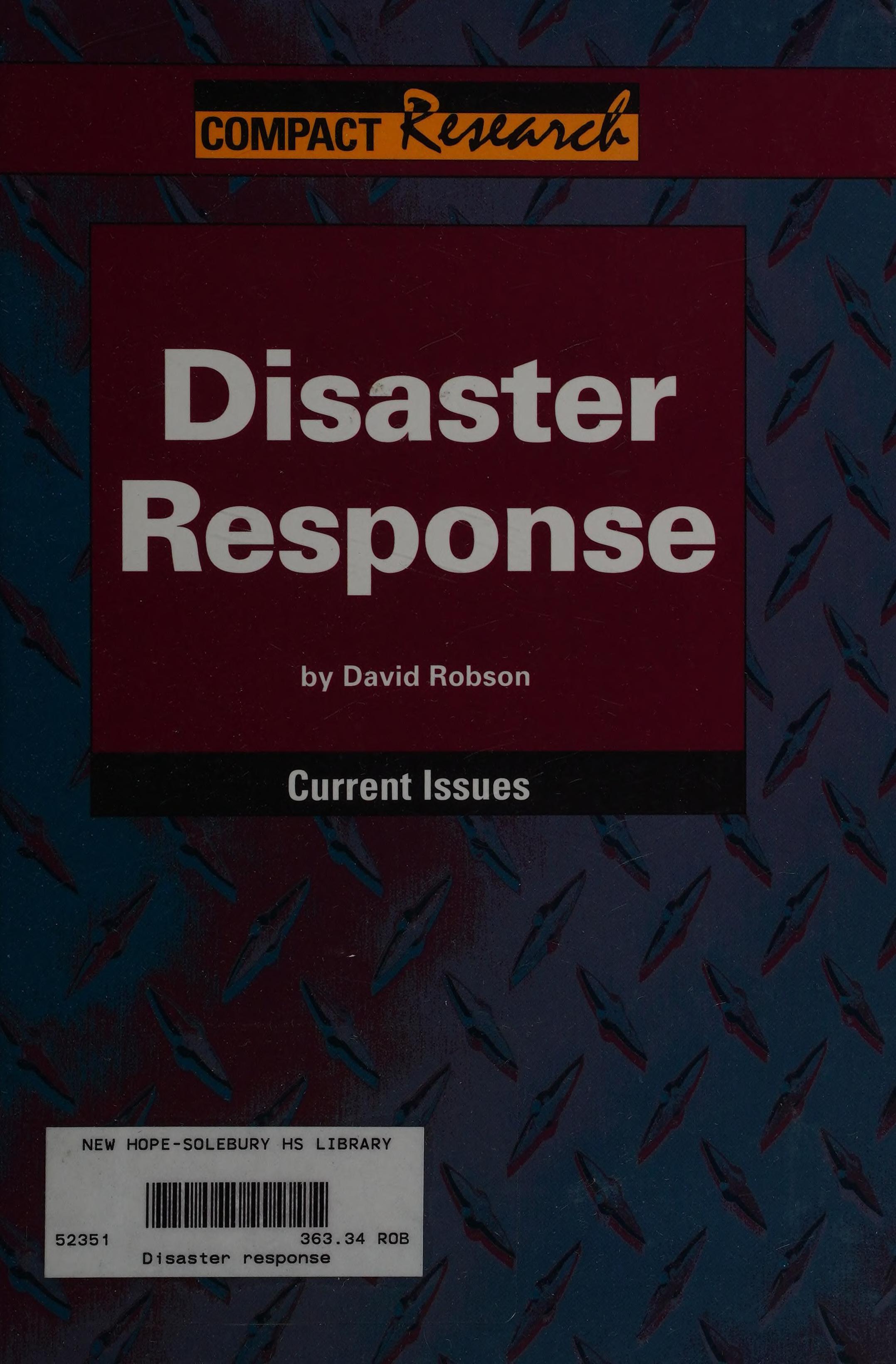 Disaster Response
