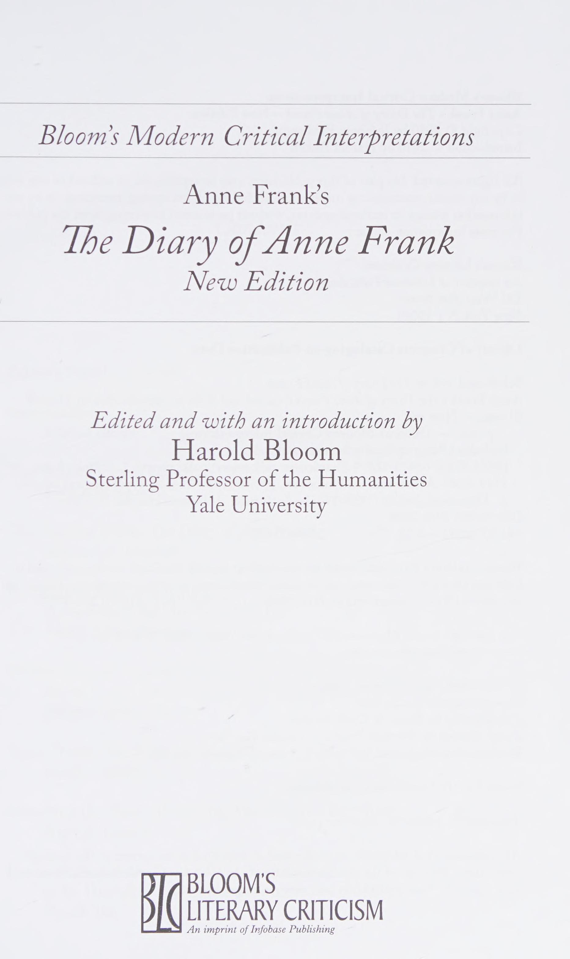 The Diary of Anne Frank