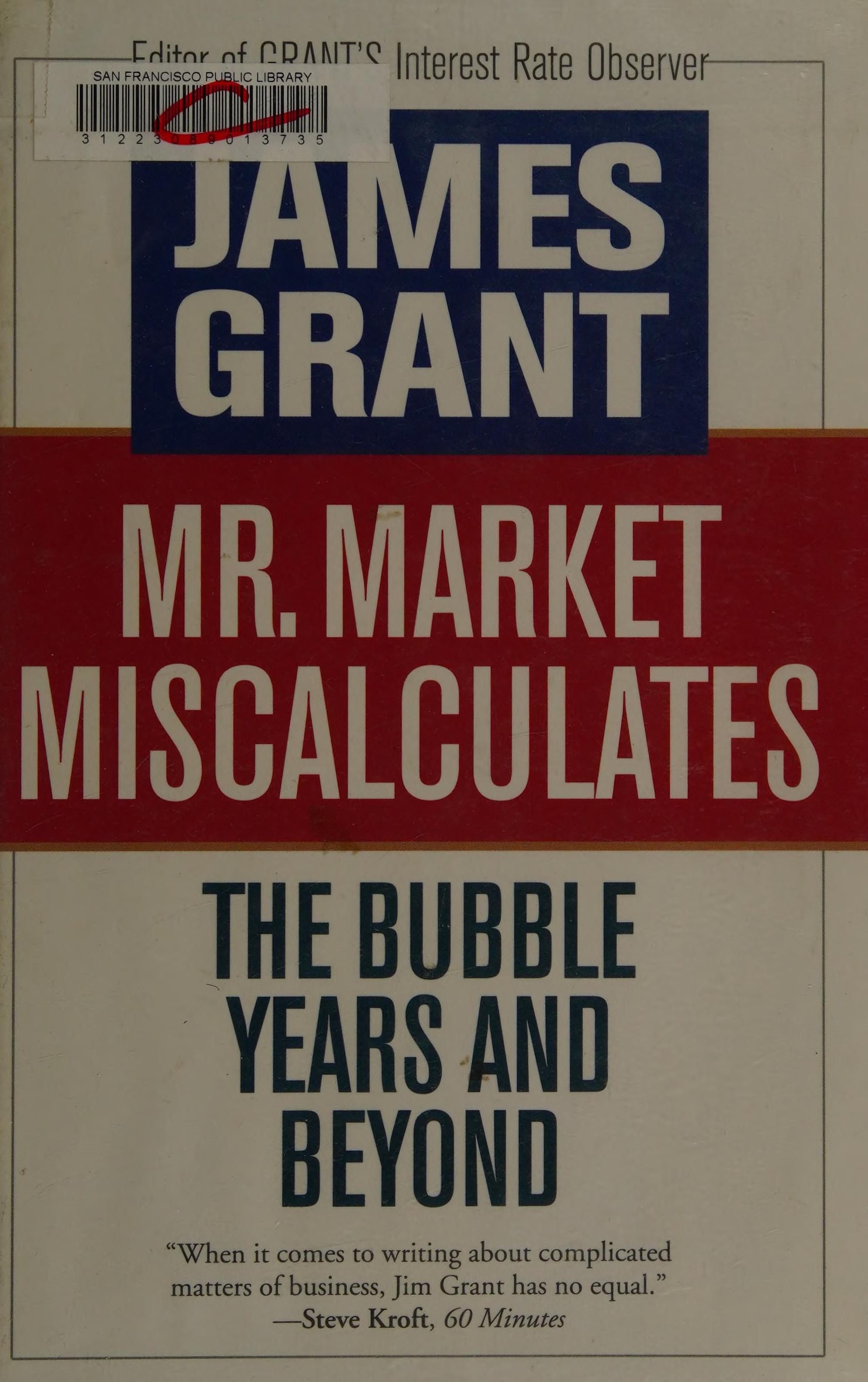 Mr. Market Miscalculates