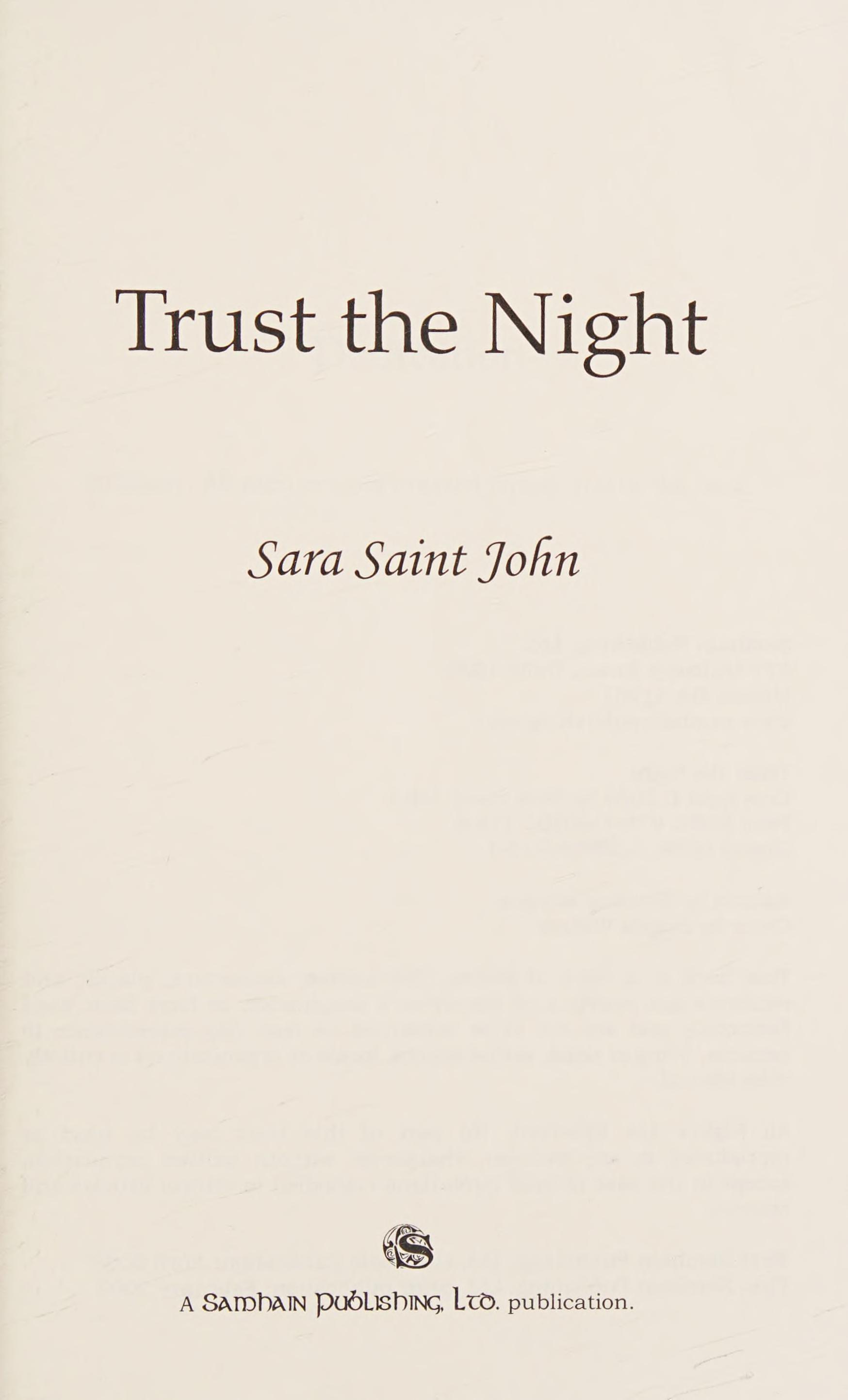 Trust the Night