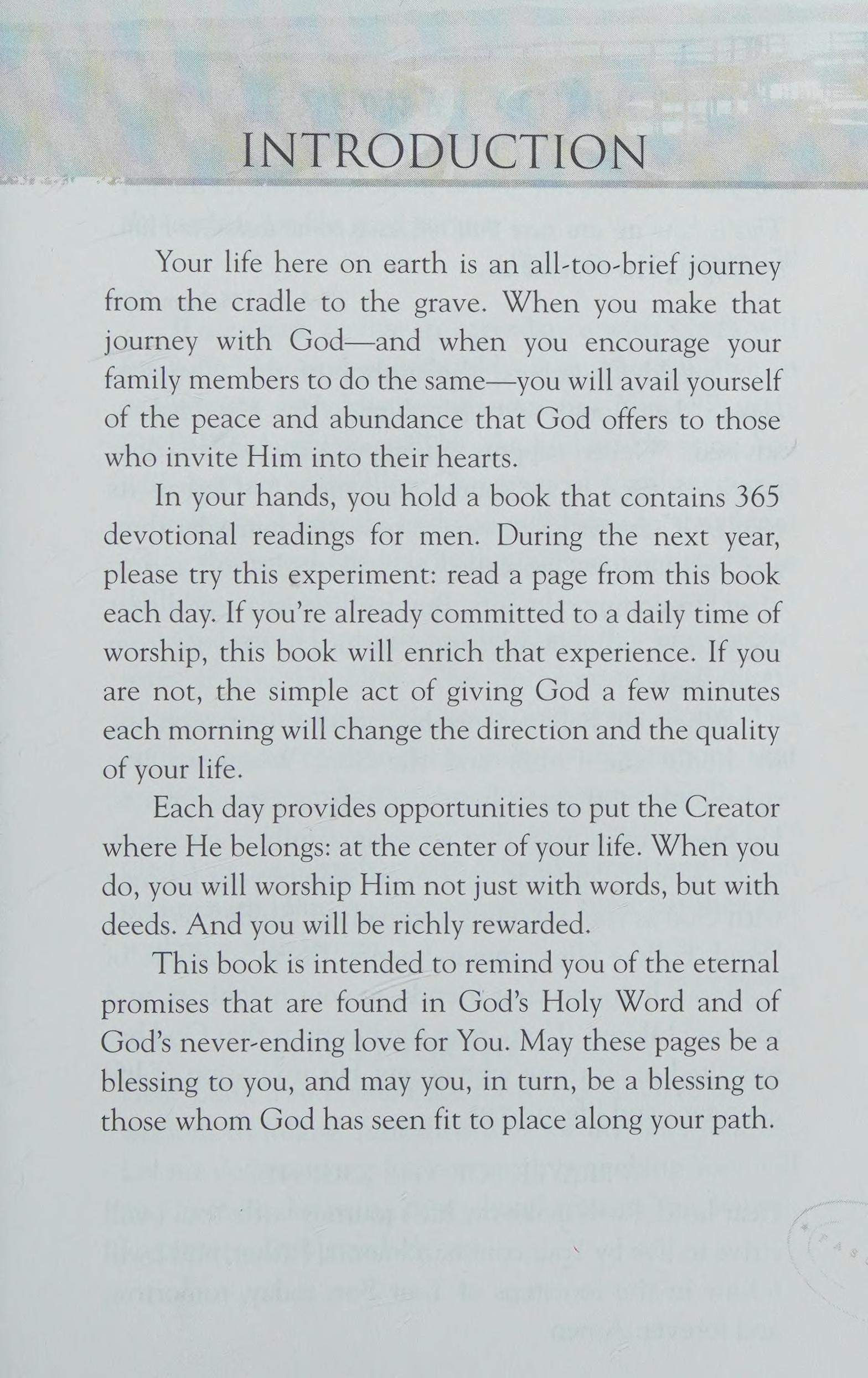 A Daily Journey 365 Devotions for Men