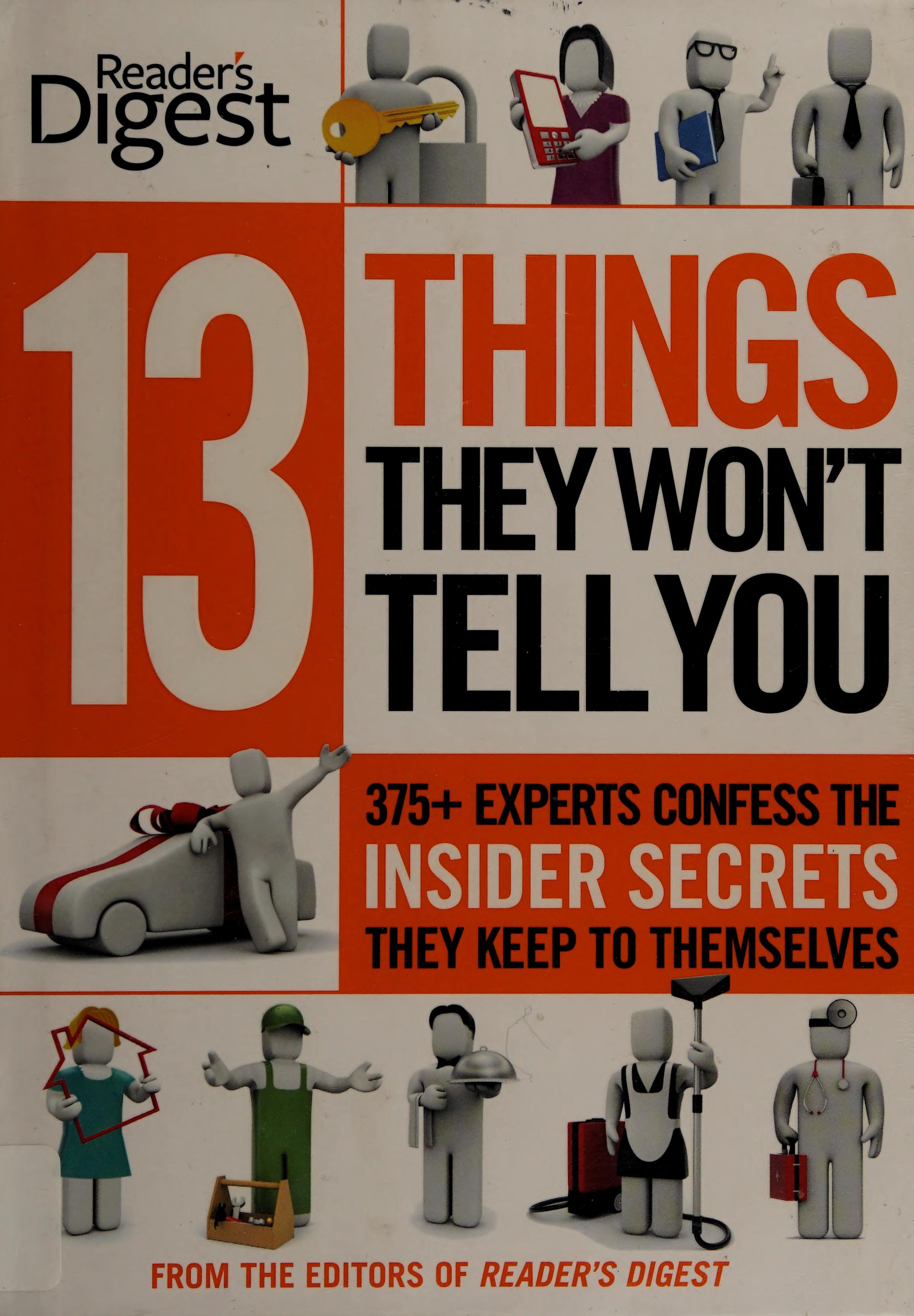 13 things they won t tell you