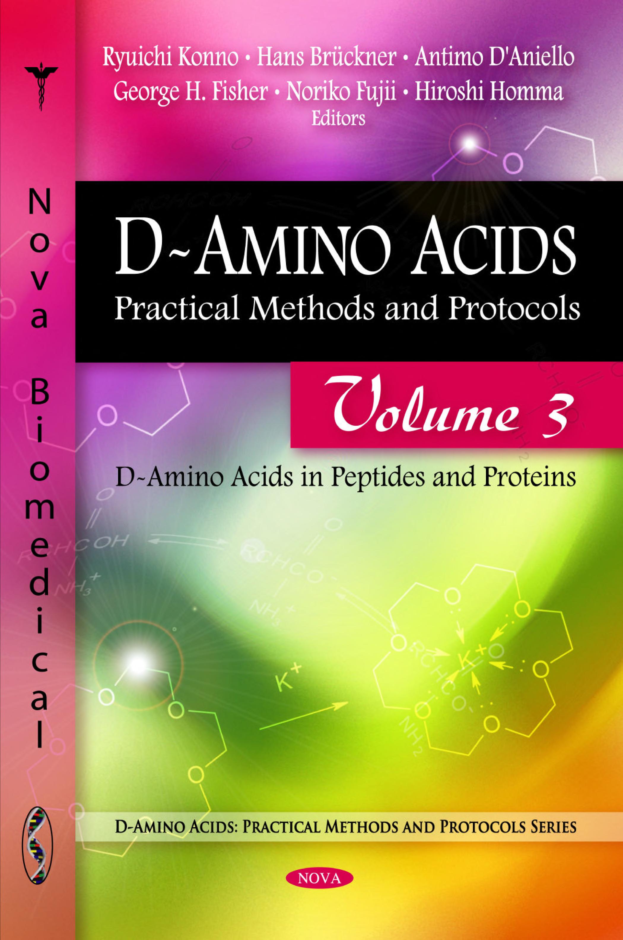 D-Amino Acids Practical Methods and Protocols