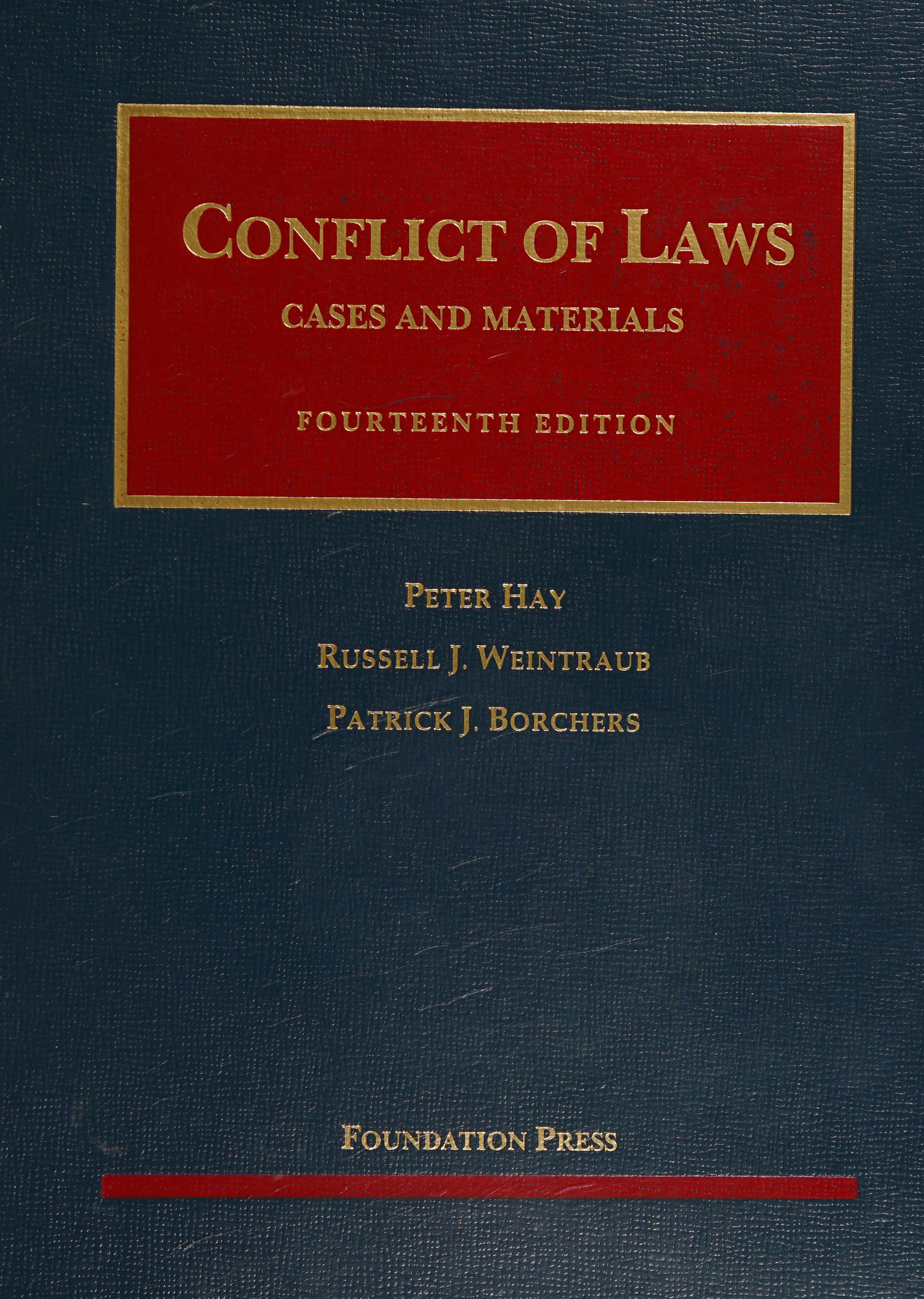 Conflict of laws