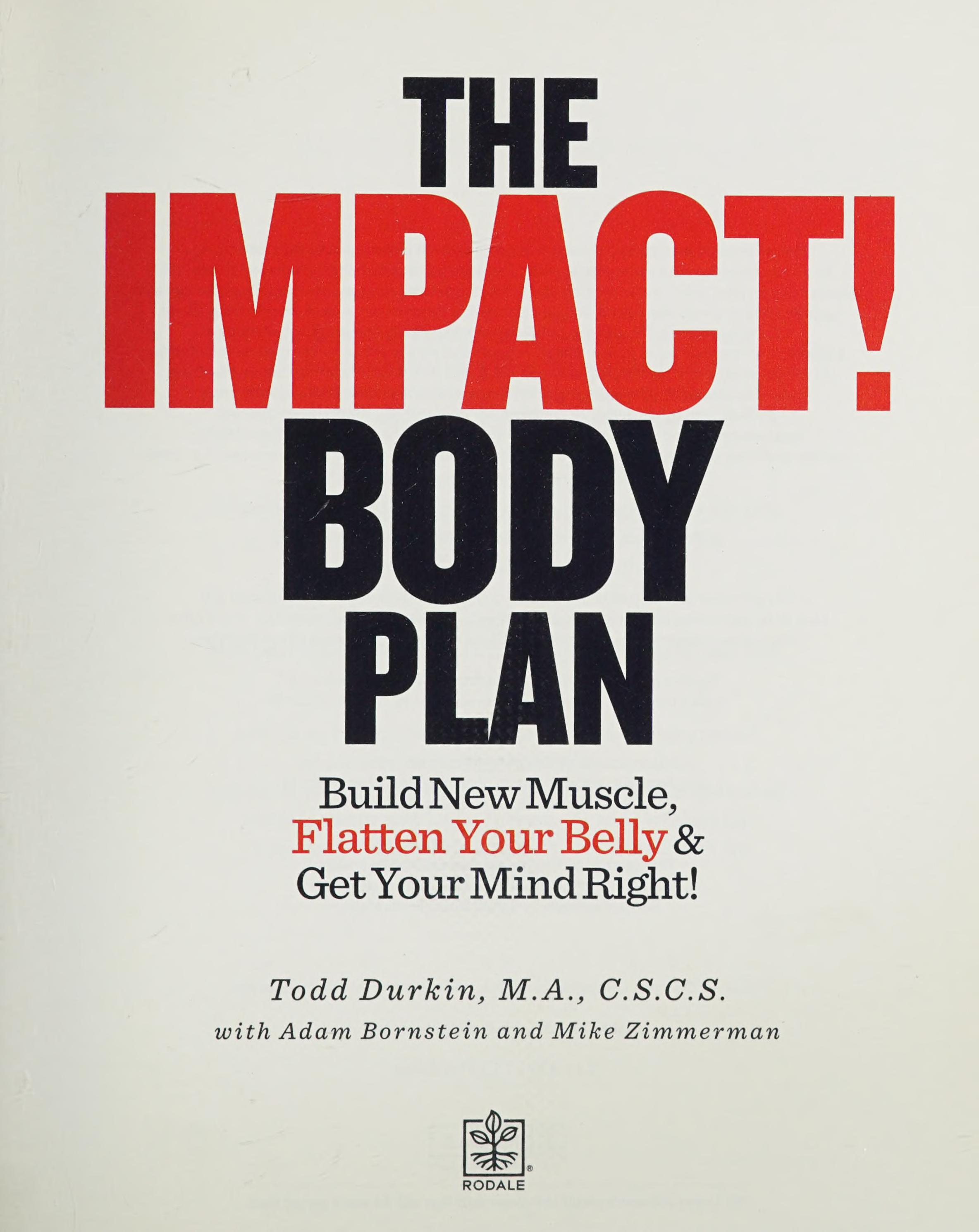 The impact body plan