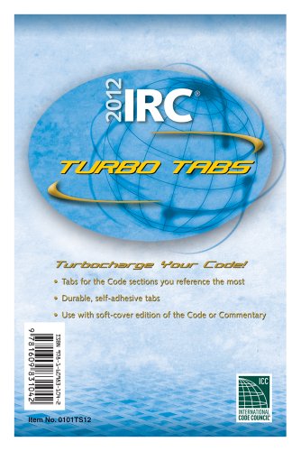 2012 International Residential Code Turbo Tabs for Loose Leaf Edition