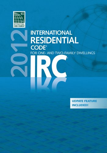 2012 International Residential Code (Pdf Cd) - Single Seat
