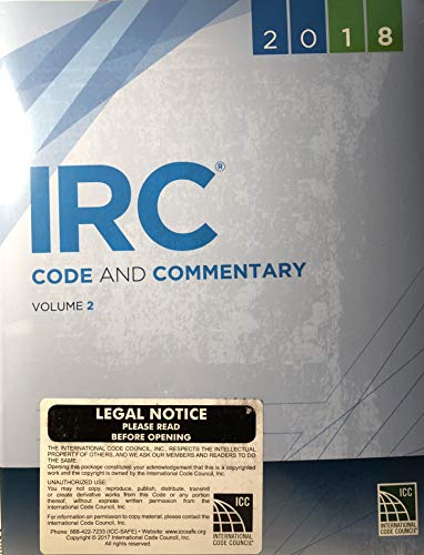 2018 International Residential Code and Commentary