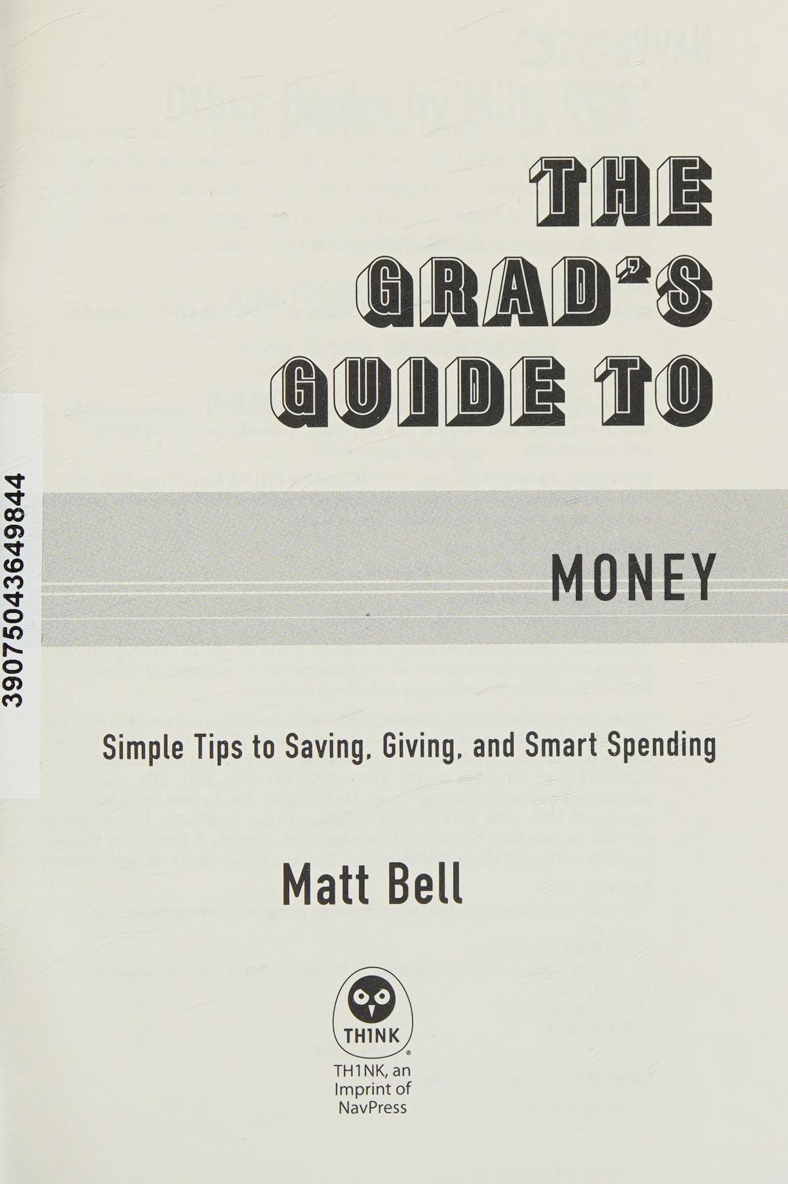 The Grad's Guide to Money