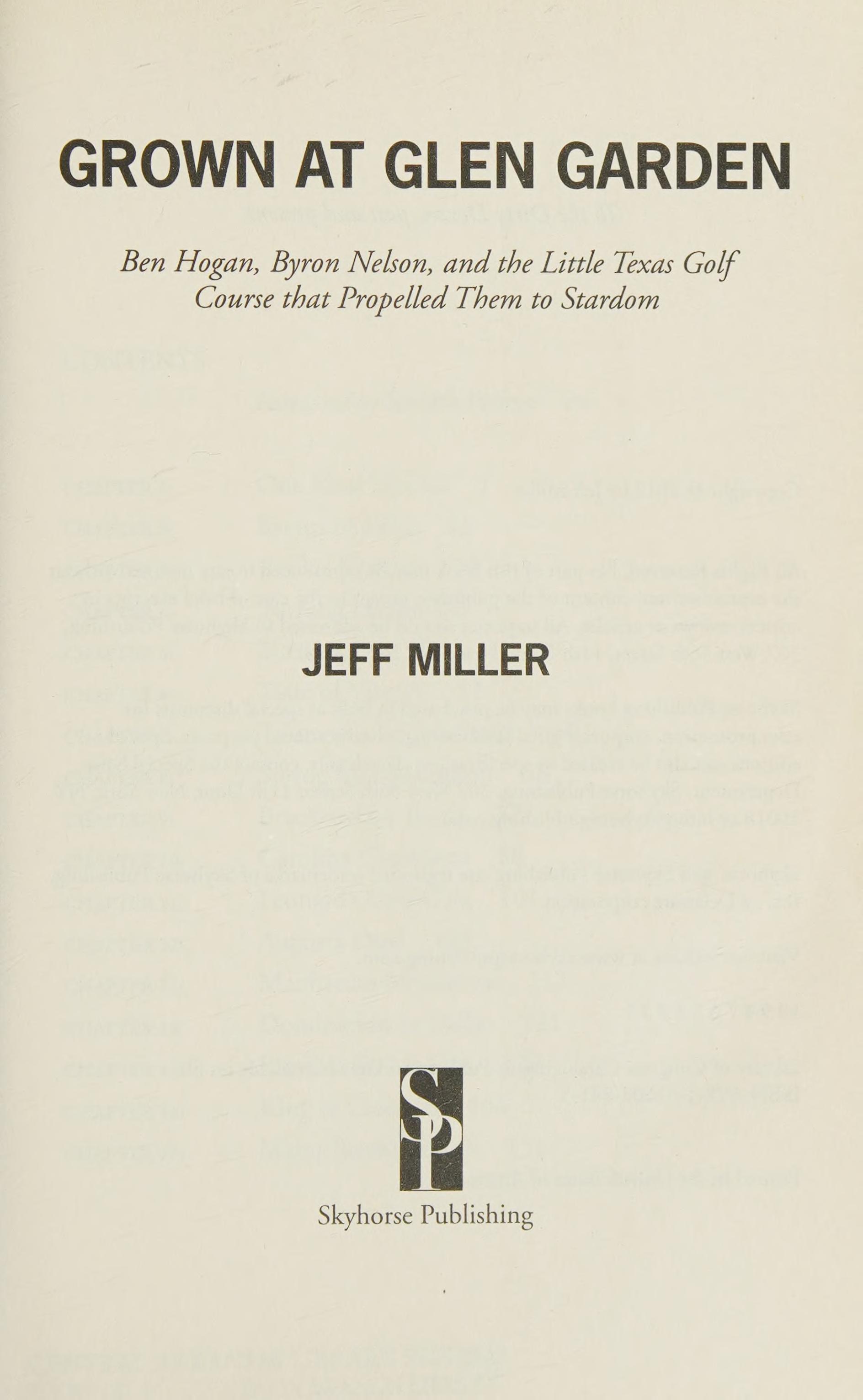 Grown at Glen Garden