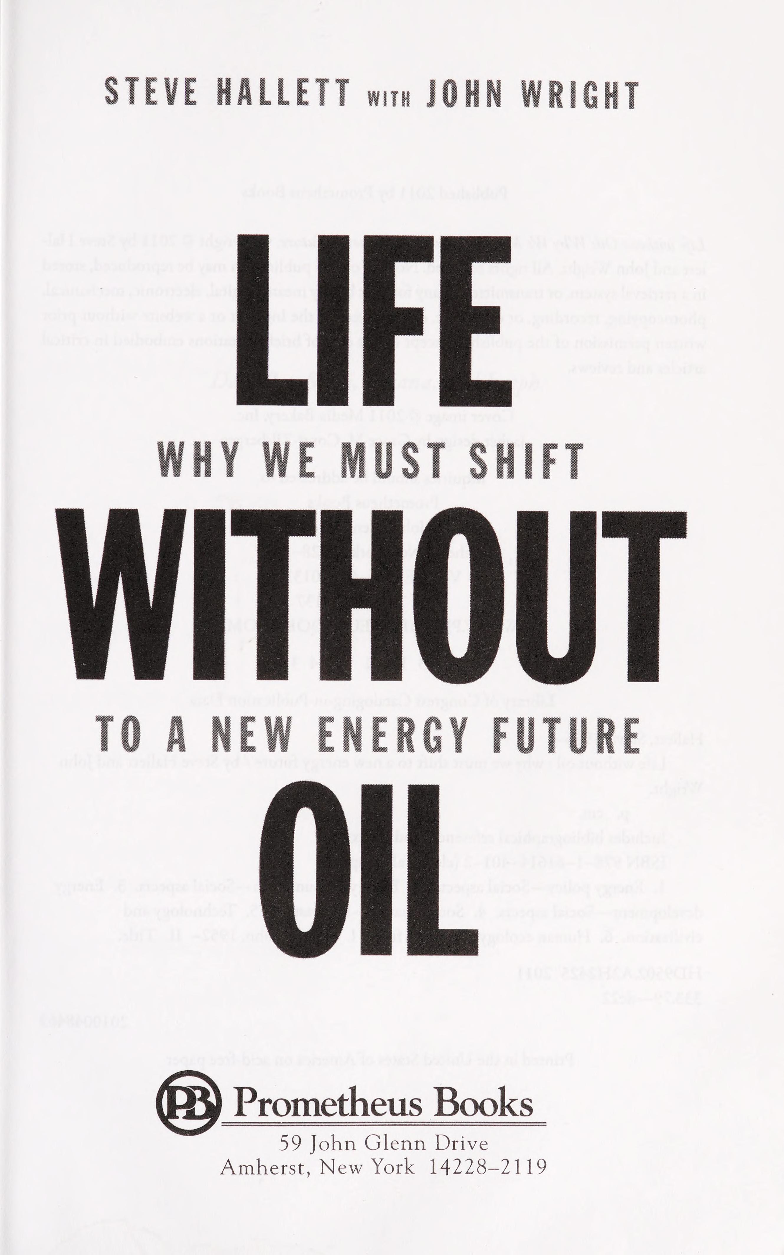 Life Without Oil