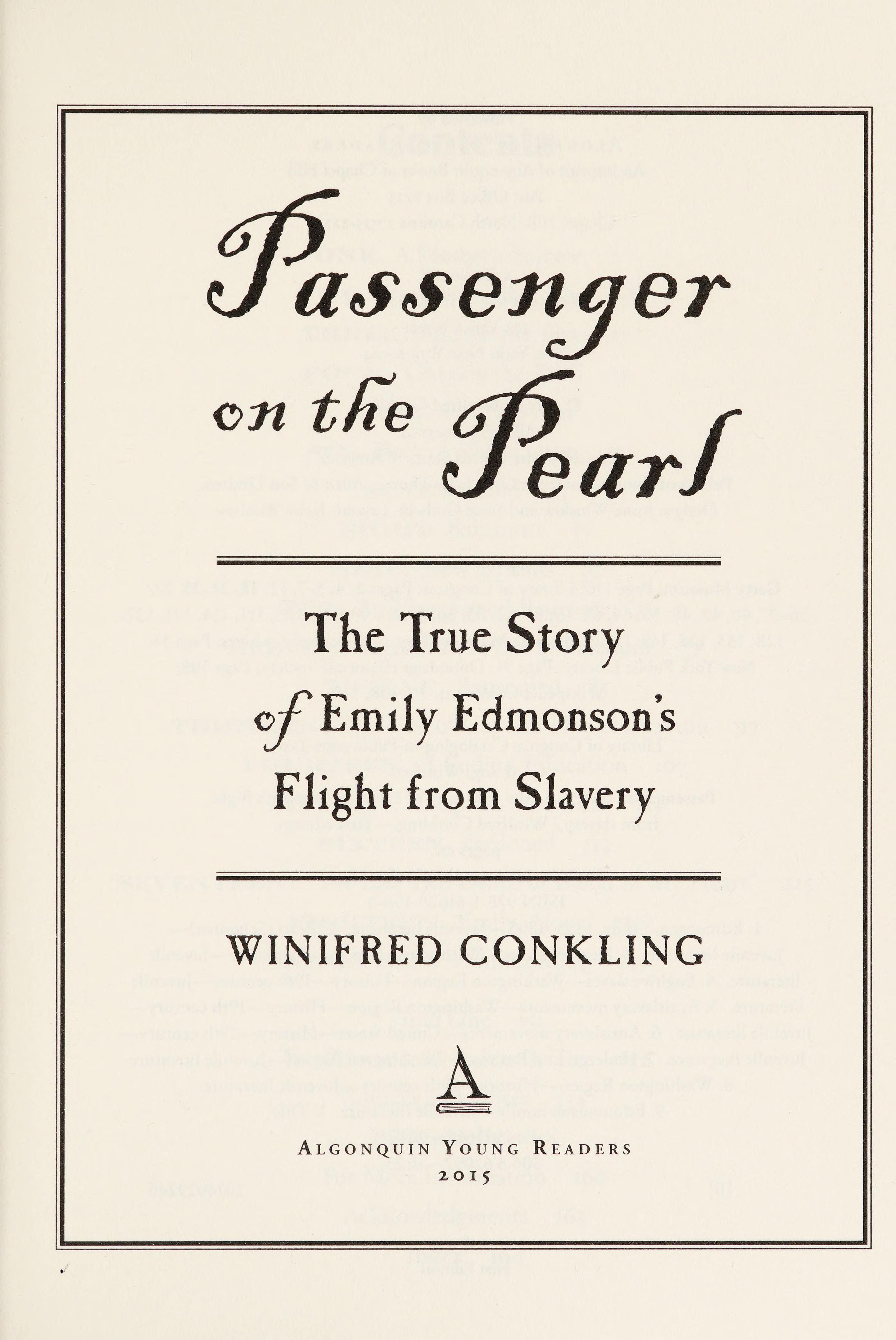 Passenger on the Pearl