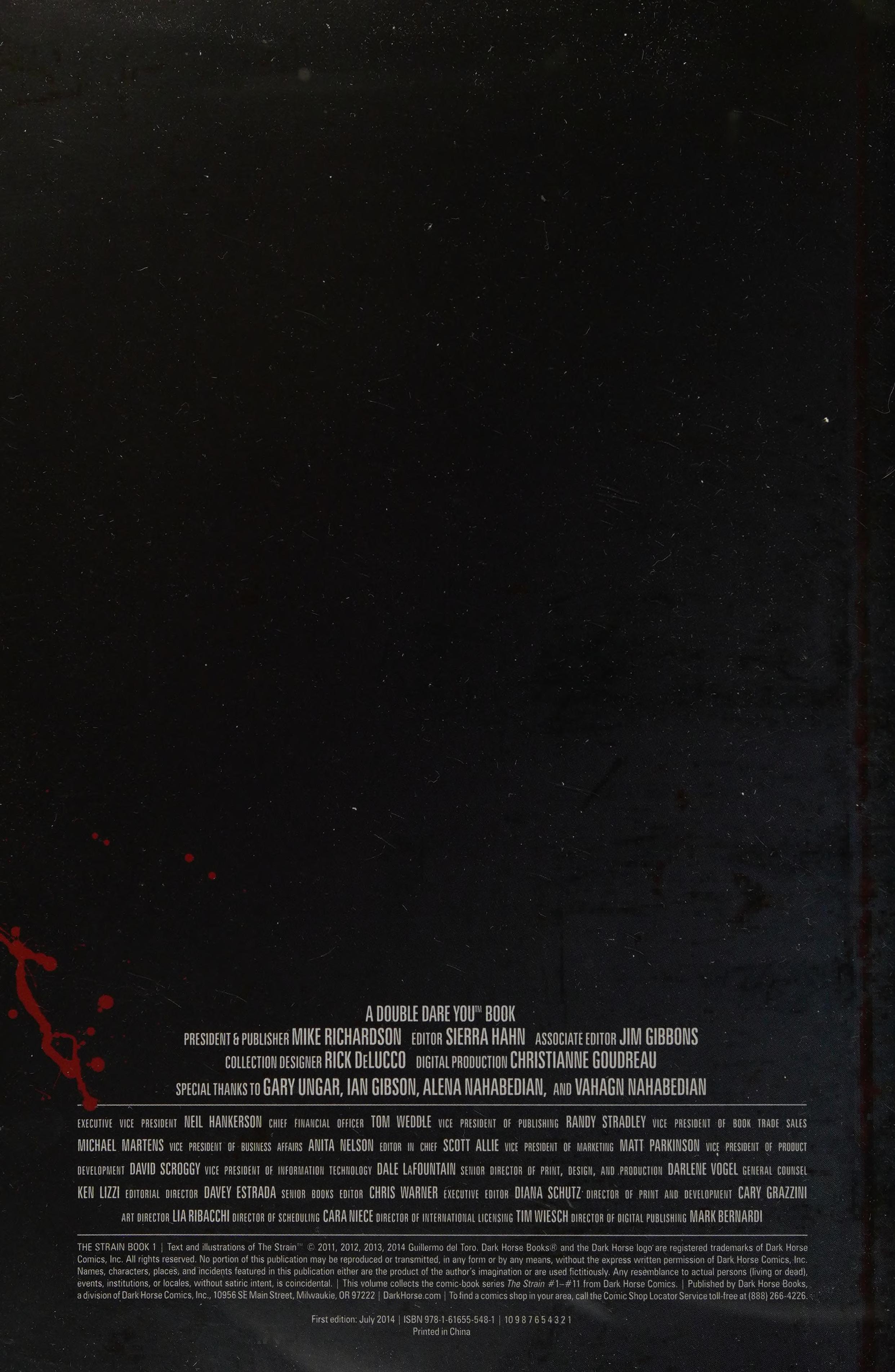 The Strain Book One