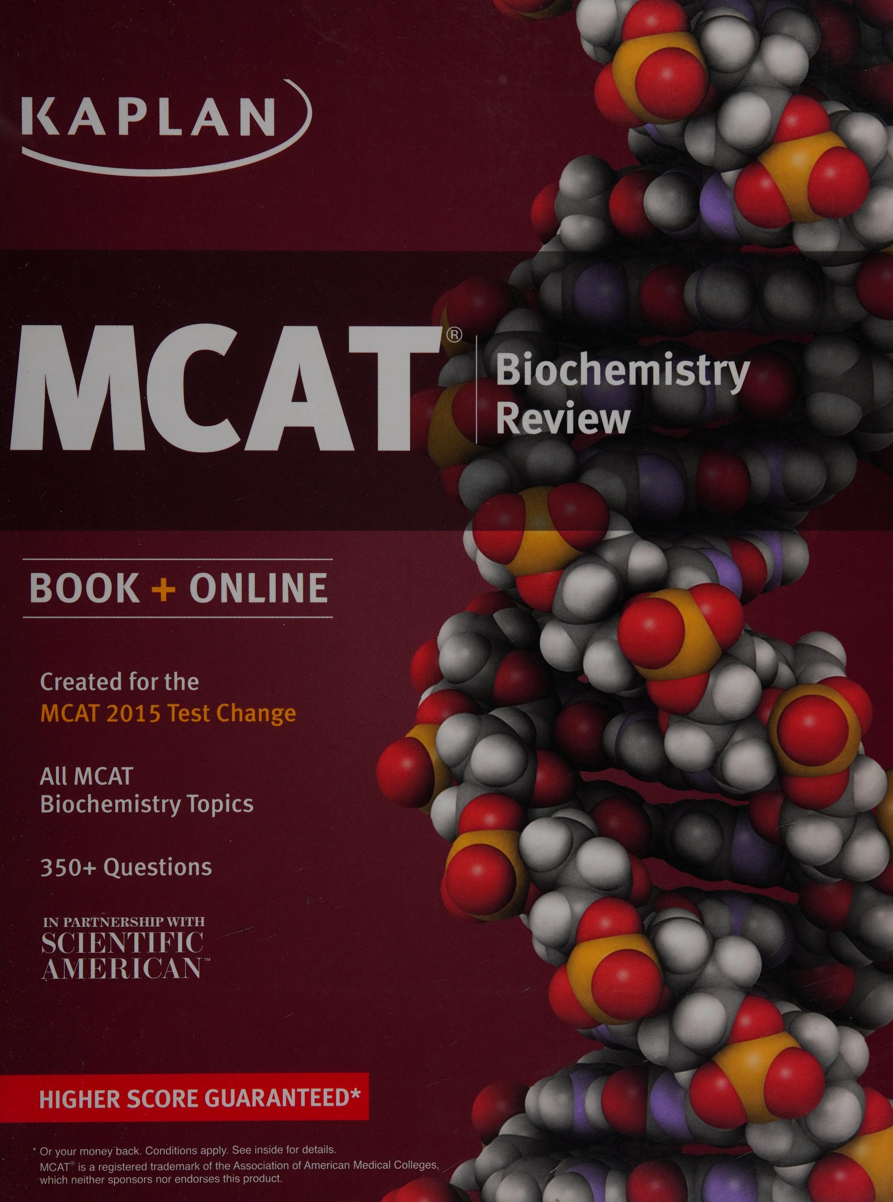 Kaplan MCAT Biochemistry Review