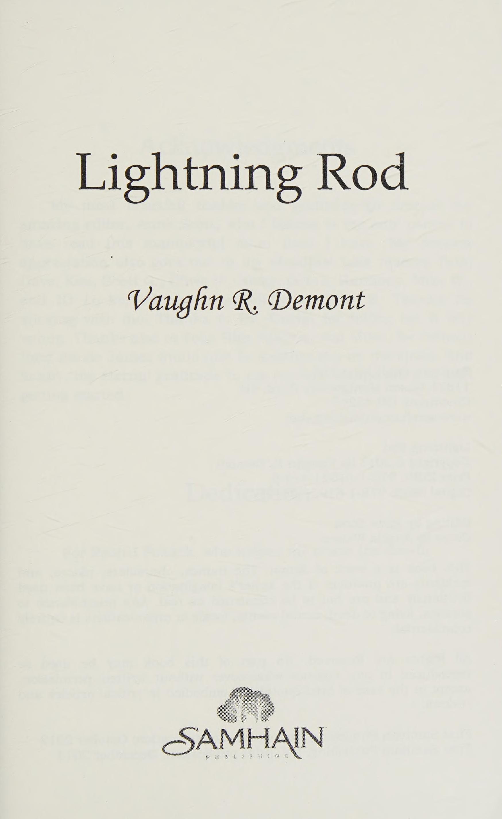 Lightning rod