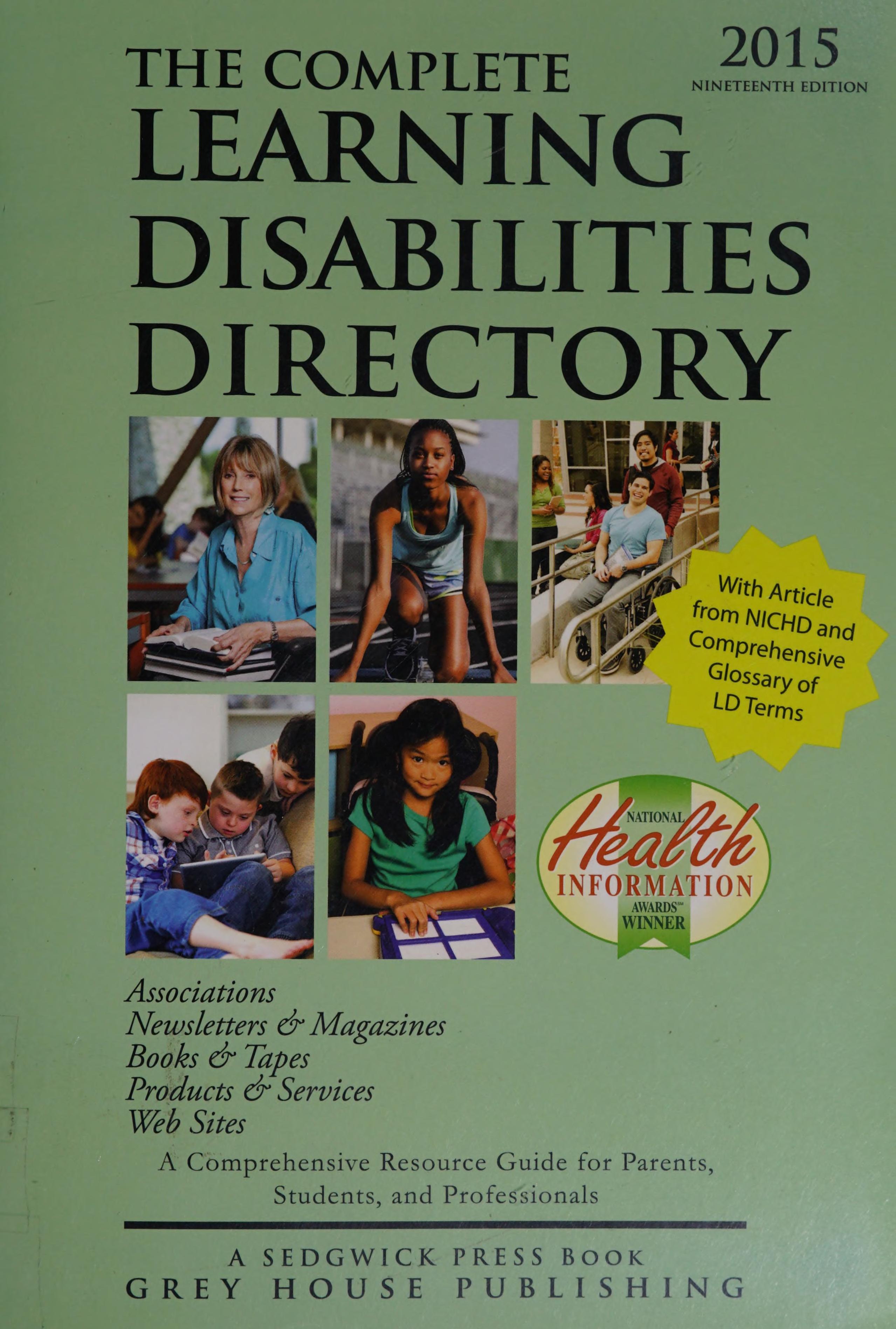Complete Learning Disabilities Directory, 2015