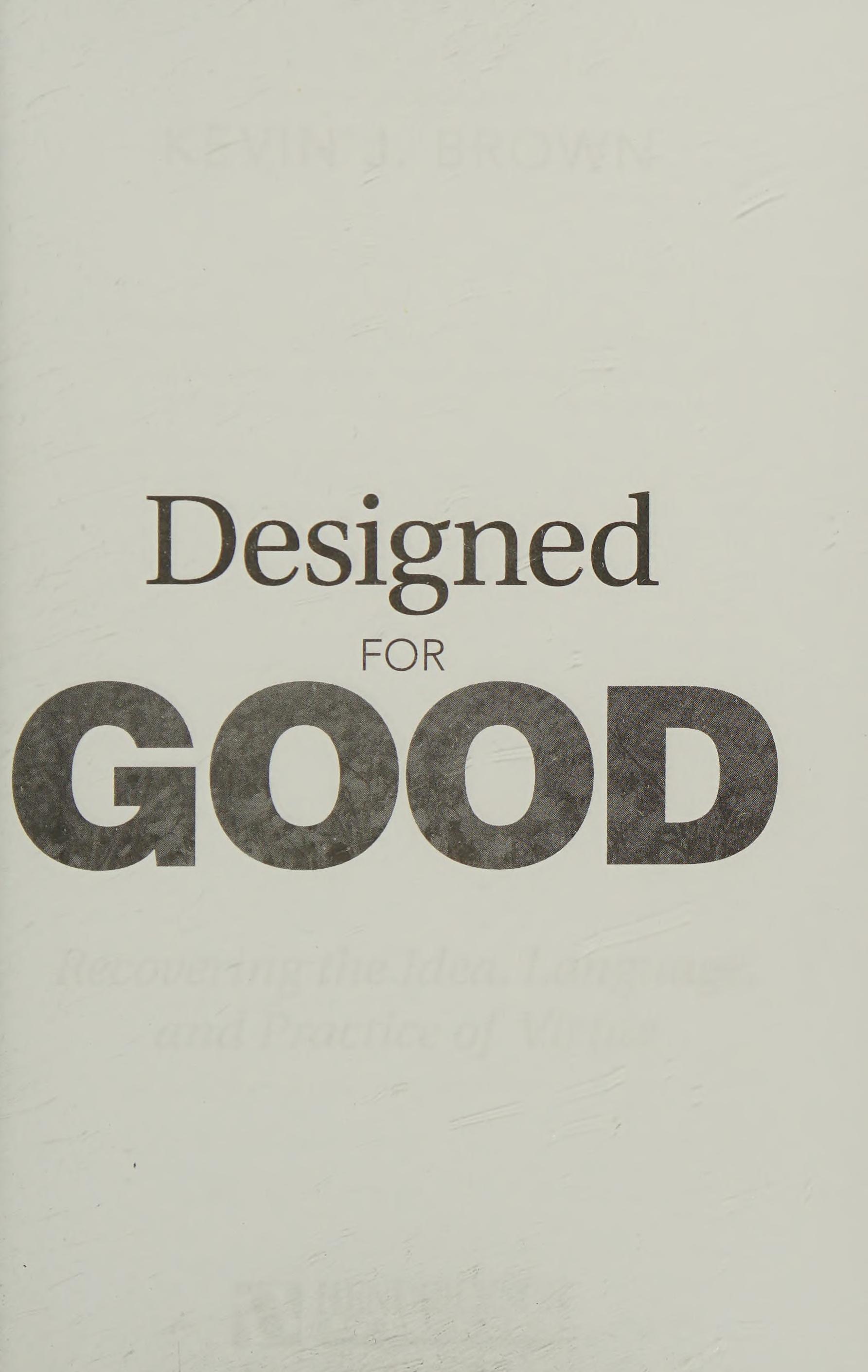Designed for Good
