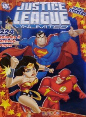 Justice League Unlimited 224 Coloring & Activity Pages