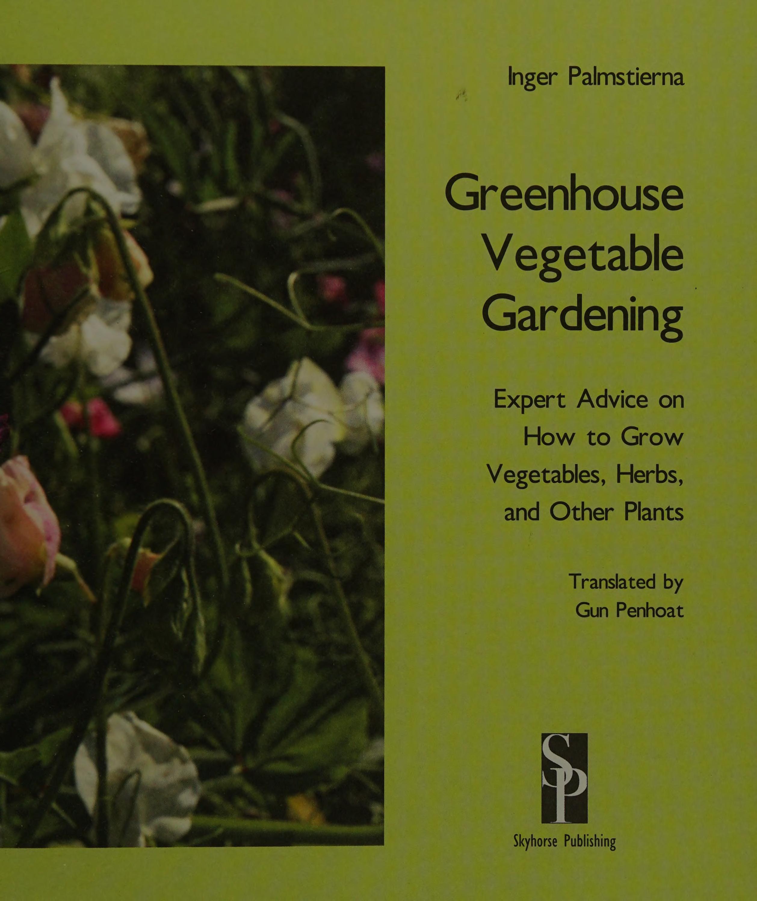 Greenhouse Vegetable Gardening