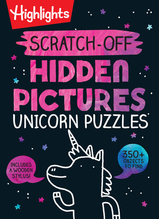 Scratch-off Hidden Pictures Unicorn Puzzles