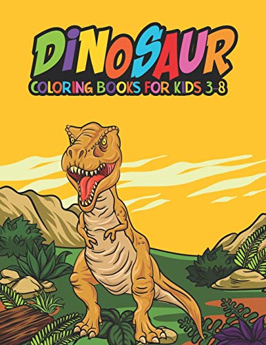 Dinosaur Coloring Books for Kids 3-8