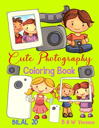 Cute Photography Coloring Book