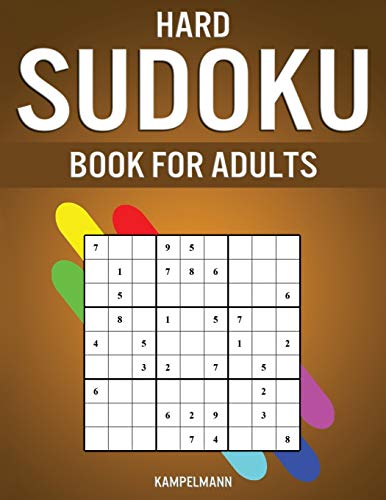 Hard Sudoku Book for Adults