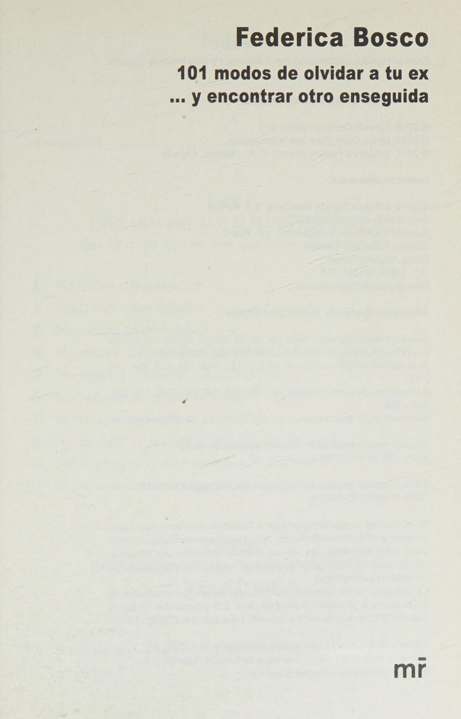 101 modos de olvidar a tu ex