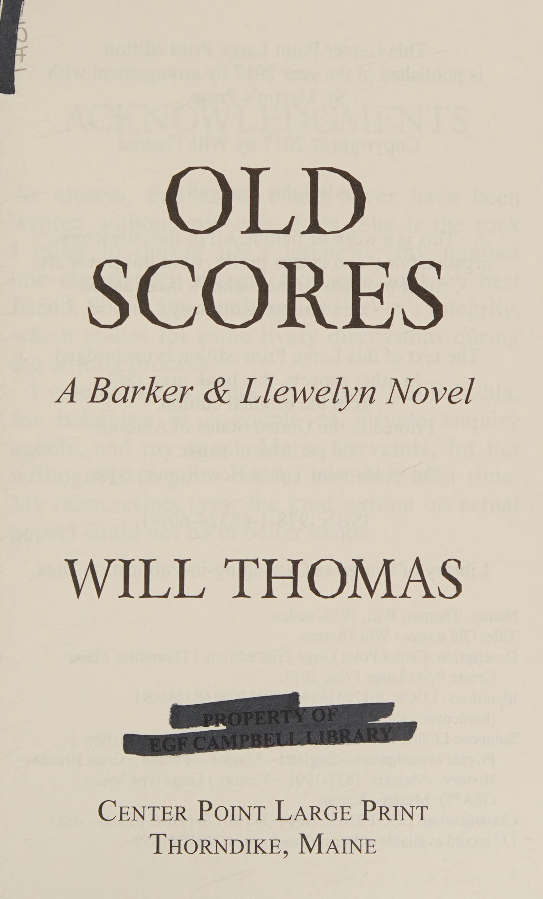 Old Scores