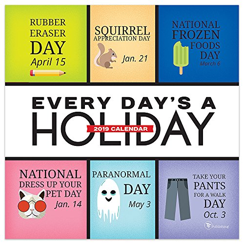 2019 Every Day's a Holiday Daily Desk Calendar